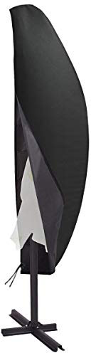 Tepsmigo Schutzhülle für Sonnenschirm, Abdeckhauben für Sonnenschirm wasserdichte 210D Polyester TAFT Schwere Schutzhülle für Ampelschirm