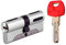 IFAM Schließzylinder WX1000 35x35 Nickel, Außentürzylinder, Profil-Zylinder Hohe Sicherheit, Europäisches Profil, zylinderschloss, Bruchschutz, Bohrschutz, Bump-Schutz, Inklusive 5 Schlüssel