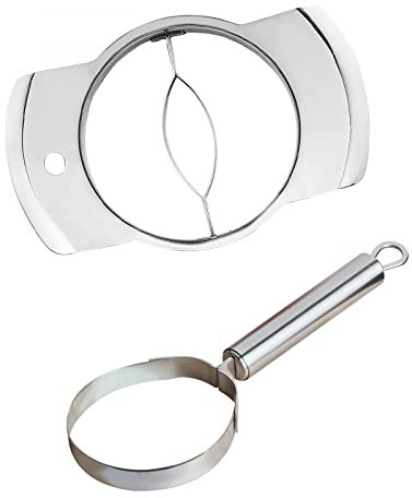 Siqi Steel Mango-Schneider - Extra großer Mango-Entkerner, Ultra-scharfer Mango-Schneider, Schäler, Splitter und Teiler