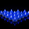 Velas de té LED Bulk, 24 unidades, sin llama, con luz azul, velas falsas que funcionan con pilas, no parpadean