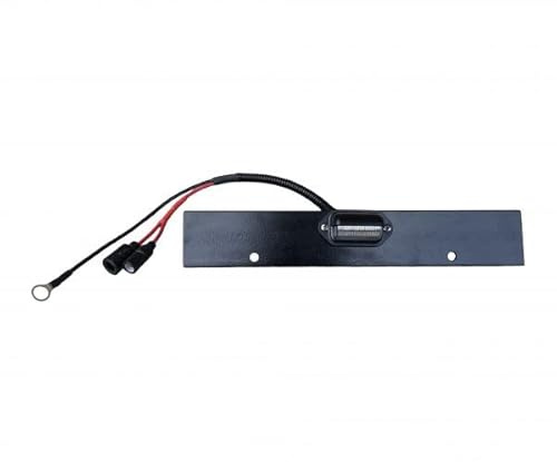 Black Dog Customs Illuminated License Plate Holder Compatible with Non-Airlift Bumper HMMWV/Humvee only