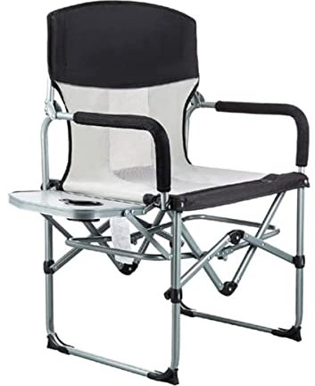 DRMEE Klappstuhl Angelstuhl Outdoor-Klappstuhl Tragbarer Campingsessel Hochwertiger Schwerkraft-Ergonomie-Stuhl Für Schwere Menschen Mit Tisch Camping Stuhl (Color : G, Size : 92x60x44cm)
