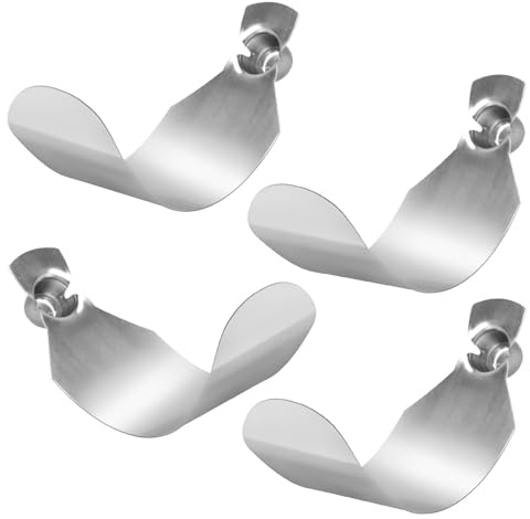 Wand Button Lock Replacement for Rainbow Vacuum Cleaner C-Clip,E2 Vacuum Wands Stainless Steel Wand Push Release Latch Lock R12587B(4PCS)
