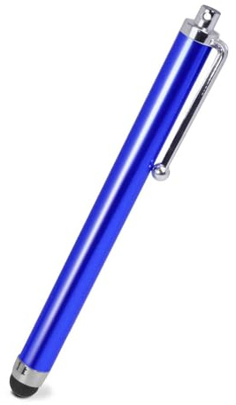 OcioDual Eingabestift für Touchscreens, Dunkelblau, Touch Pen Kompatibel mit Handy, Smartphones, Tablets, Monitoren, Universeller Metallzeiger, Gummispitze, Universal Stylus Kapazitiver Stift