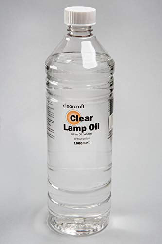 CLEARCRAFT Smokeless and Odourless Clear Lamp Oil - 1 Litre with Free Funnel