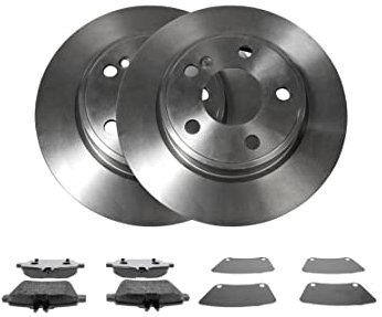 Bremsscheibensatz Beläge Klötze Warnkontakt passend für MERCEDES A-Klasse W176 hinten