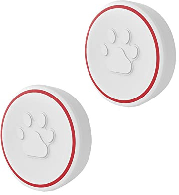 ChunHee Kabellose Hunde-Türklingel für Töpfchentraining / Kommunikation Türklingel für Hunde Smart Button( hat nur zwei Haustier-Türklingel-Tasten, die mit Empfänger verwendet werden müssen)