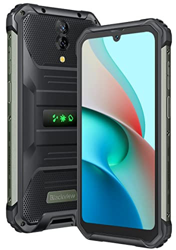 Blackview BV7200 Smartphone Rugged, 50MP Doppia fotocamera, Helio G85 6GB+128GB, IP68 Cellulare Antiurto Android 12, display 6,1'' HD+, Altoparlante Box, Modalità Guanto, Batteria 5180mAh, NFC Nero