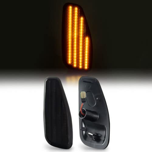Modifycar LED-Seitenblinker passend für Jeep Renegade | ab 2014+ Signallicht Canbus SMD Deckenleuchte rauchgrau