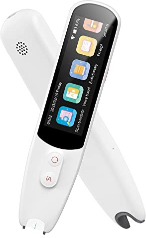 SVANTTO Translator Pen, Scan Reading Pen for Dyslexia Reader, Student | 102-language translation, offline scan support, TTS reading, Bluetooth connection, smart note export,noise-canceling record