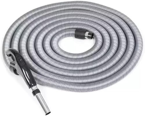 Tuyau d'aspiration pour aspirateur centralisé - Ergonomique - Différentes longueurs 9-15 m (15 m)