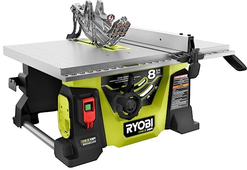 RYOBI ONE+ HP 18V Brushless Cordless 8-1/4 in. Compact Portable Jobsite Table Saw Kit with (2) 4.0 Ah Batteries and Charger