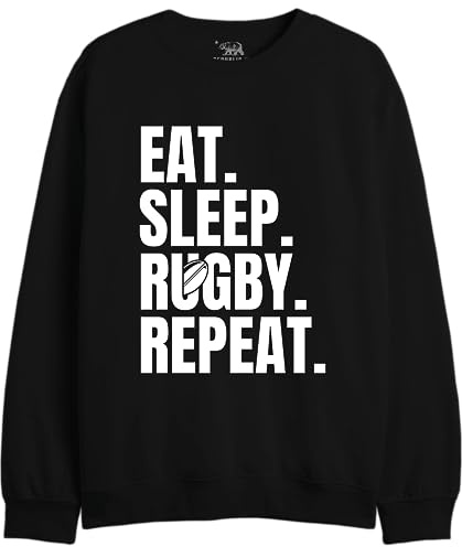 REPUBLIC OF CALIFORNIA Men's Uxrepczsw042 Sweatshirt, Black, M
