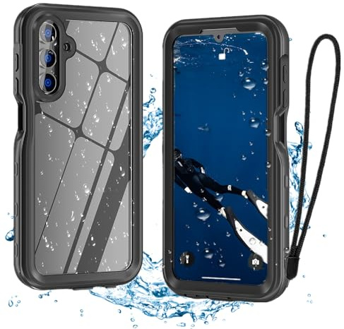 FocRelaxer für Samsung Galaxy A15 5G Hülle Wasserdicht Eingebauter Displayschutz Stoßfest Staubdicht Handyhülle 360 Ganzkörper Outdoor Panzerhülle Robust Unterwasser Schutzhülle für Samsung A15 5G