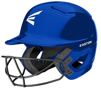 Easton | ALPHA 3.0 Batting Helmet with Facemask | Baseball / Fastpitch Softball | Medium/Large | Royal