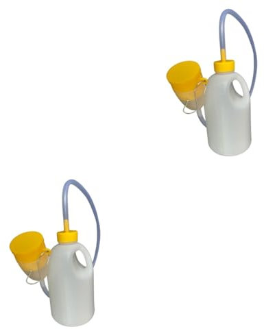 FOMIYES 2stücke Tragbares Urinal Mit Deckel Für Wiederverwendbare Urinflasche Für Camping Auslaufsicherer Behälter Für Unterwegs