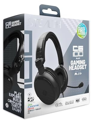 STEALTH C6-100 Gaming Headset Range (Matte Black)