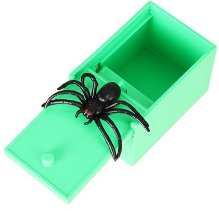Spider-Prank, divertente scatola con ragni finti, divertente per disegnare, per adulti, feste scherzose, Natale, Halloween