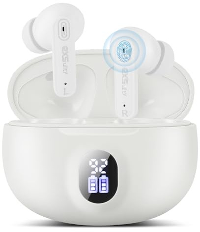 AI Language Translator Earbuds,Supports 144 Languages Online Translation in Real Time,Voice Translate Earbuds with Bluetooth and APP Ideal for Travel Business Learning
