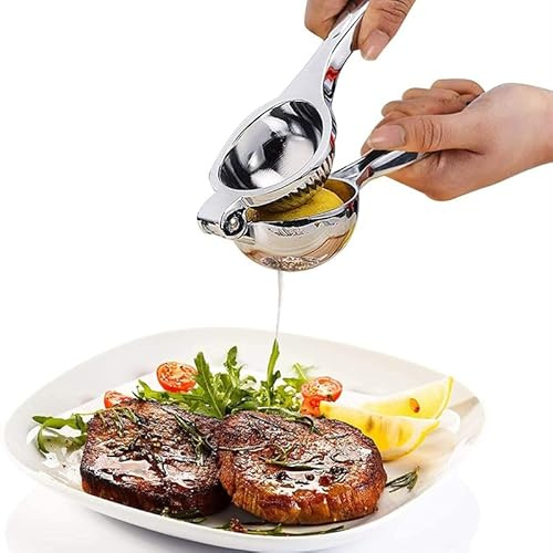 citronpressare, citronjuice, kraftig citrusjuice, metall limepress, solid juicepress, hållbar apelsinklämma, manuell juice, citronpress, limejuice, citrusjuice, citrusfruktpress