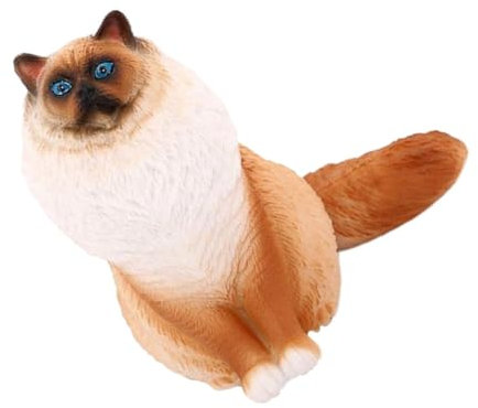 JOINPAYA Katzenfigur Kunststoff Interaktives Lernspielzeug Für Perfektes Für Zuhause Und Garten Für Naturwissenschaftliche Entdeckung
