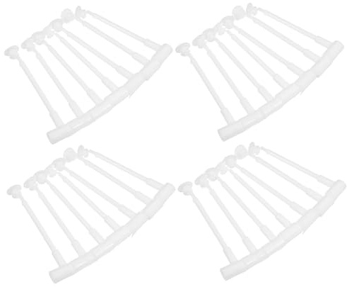 YARNOW Accessoires pour Moulins à Vent Jardin DIY 100 Pièces Coudes Plastiques Réutilisables pour Décoration Extérieure Balcon Terrasse Réglables et Solide