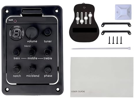Akustische Gitarre Preamp Equalizers Tuner Piezo Pickup Equalizers Systems 301 Double Model Preamp Equalizers Tuner Guitar Pickup Enduring