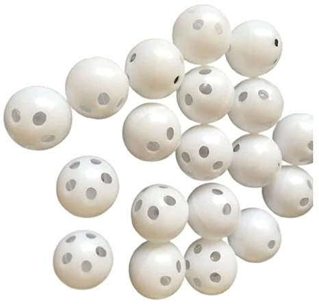 10 pezzi di sonaglio bianco sonaglio inserti sonaglio scatola riparazione bambola creatore di rumore inserto sonaglio per animali marionette bambola sonagli animali domestici sonagli e anelli di