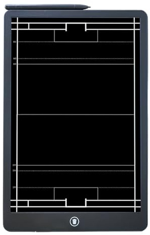 LCD-Schreibtablett – Tablet Für Erwachsene, 16-Zoll-Notizblock, Handball-Taktiktafel, Strategische Zwischenablage, Langlebig | LCD-Tablet Für Trainer Zum Erstellen Von Strategien, Notieren Von Taktike