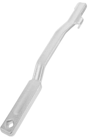 DEARMAMY Barre D'extension en Fer Argenté pour Clé Dynamométrique, Outil Polyvalent pour Réparation et Entretien Automobile, Adapté aux Boulons de Pneu