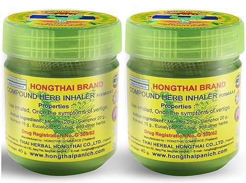 Hong Thai Compound Thai-Kräuter-Inhalator, 10 g (2 Stück)