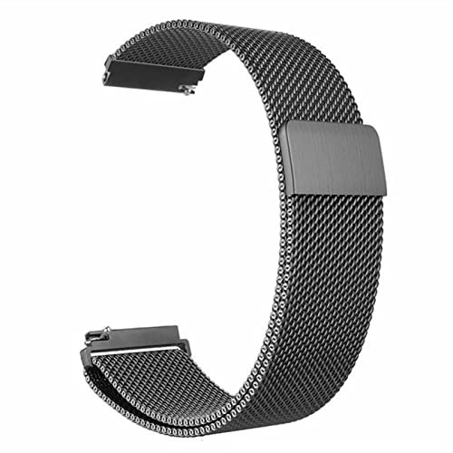 Overhil1s Edelstahl Mesh Magnetische Verschluss Uhrenarmband Metall, Mesh-Uhr-Bands mit Schnellspannerschnalle 14mm 16mm 18 mm 20mm / 22mm 23mm 24mm, for Männer und Frauen Smartwatch-Uhren Ersatzband