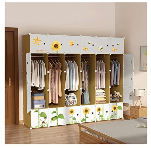 TOMYEUS haushaltsschrank mehrzweckschrank Schränke Tragbare Kleiderschränke Kombination Kleiderschränke Modulare Schränke Kleidung Bücher Toys Handtücher Aufbewahrungsboxen kleiderstange für Schrank