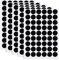 5 Sheets/270 Pcs Self-adhesive Screw Caps Covers, Black Screw Hole Cap Covers Stickers, 21mm/0.83in Furniture Holes Cover Caps Stickers Dust-proof for Wood Shelf Cabinet