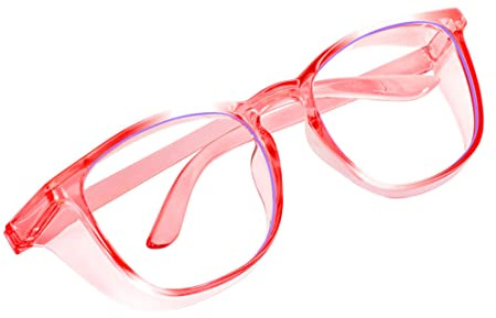 NIDONE Gafas de Protección Antiempaño con Protección Lateral, Antipolvo Transparente para Hombres y Mujeres, Rosa