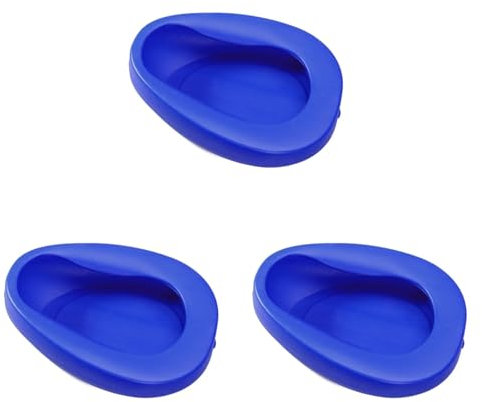 Healeved 3stücke Bettpfanne Für Bettlägerige Kunststoff Bettpfannen Für Ältere Menschen Urinal Für Männer Und Frauen Langlebig Und Leicht Zu Reinigen Pflegebedarf Für Senioren