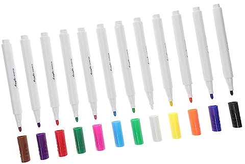 Abaodam 12St Marker Stift malen Zeichnen mit Acrylstiften Kunstmalstifte Stifte malen Scrapbook-Acrylstifte Kunstbedarf Erwachsener Bürste Graffiti-Stift Sammelalbum Kind Pinsel pp