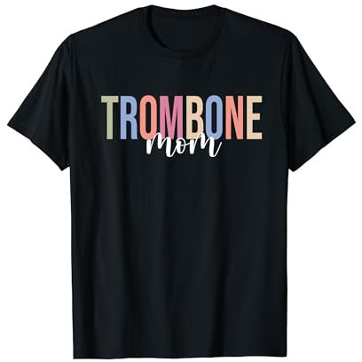Posaune Mama Posaunenspieler Jazz Musik Marching Band T-Shirt