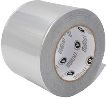 Trojan Aluminium Tape (96mm x 45m),Highly Adhesive Aluminium Foil Tape, Insulation Tape For Insulating And Sealing Ducts & pipes, Heat Resistant, Silver, Water Proof Foil Insulation Tape (1)