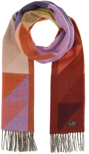 FRAAS Cashmink Schal 44 x 200 cm - Weicher als Kaschmir - Made in Germany - Schal mit graphischem Muster für Damen - Perfekt für Herbst und Winter