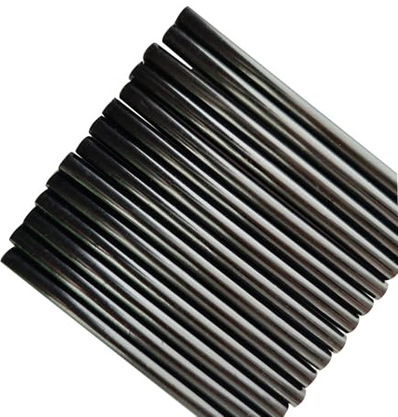Gxadwzy Heißklebestifte 7x100mm Schwarz Klebestifte für 7mm Heißklebepistole 80 Stück