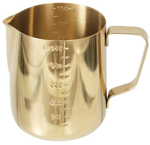 Jarra De Leche Taza de café concentrado, Espumador de leche graduado, tazas de café expreso, máquina de vapor, espuma de acero inoxidable, 2 uds. Jarra Leche Barista