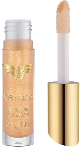Catrice Cosmetics Wonder Woman Shimmer Lip Glaze Huile à Lèvres Gloss, avec Huiles, Brillant, Chatoyant, 3.4 ml