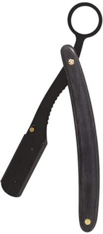 MOTHNUR Vintage Rasiermesser Klappbar mit Holzgriff Multifunktional für Bart Haarschneiden Professionell Heim Salongebrauch ohne Klinge Geschenk für Herren