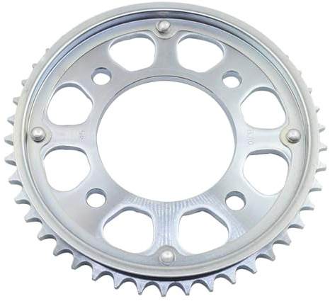 Chain gear Motorcycle Transmission Front Rear Sprocket Chain Fit For Honda XR CBF190R CBF190TR Pinion Chain Parts Engine sprocket(Dark Grey)