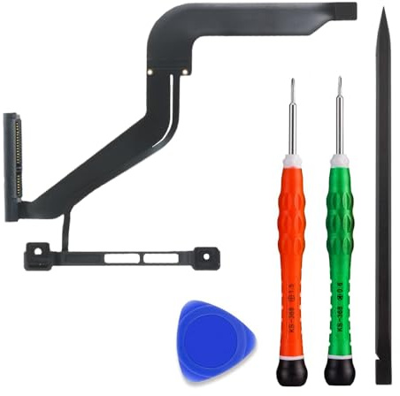 MMOBIEL Ersatz-HDD-Festplatten-IR-Sensor-Kabel mit Festplattenhalterung, kompatibel mit MacBook Pro A1278 13 Zoll Mitte 2012, Teilenummer 821-2049-A