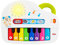Fisher-Price Silly Sounds Light-Up Piano - UK English Edition, take-along toy piano with lights, real music notes and learning songs for baby and toddlers, GFK04