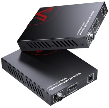 AV Access Extendeur HDMI Professionnel UHD 4K60Hz (UPT) jusqu'à 164ft/50M, 4K@60/30Hz 1080P@60Hz HDR10 et 3D sur Cat6/6a/7, Gestion EDID + CEC, HDCP 2.2, 2 Voies PoE + IR + RS232