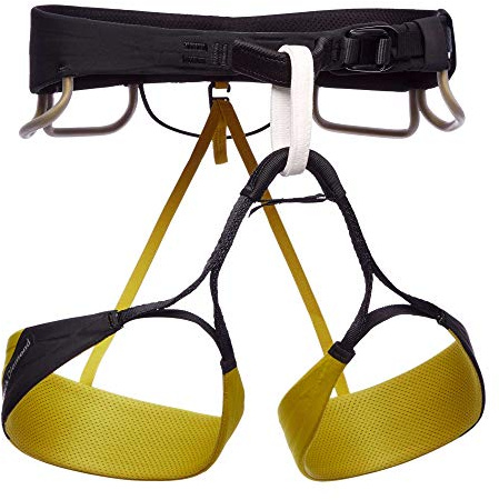 Black Diamond M Zone Harness Yellow-Black, Men's Belt, Size M - Sulphur Colour