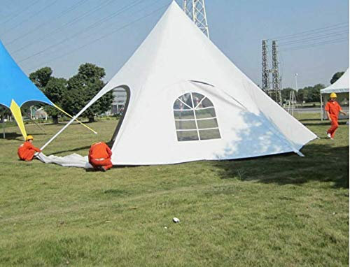 Commercial Wedding Event Stage Camping Beach Yard Pool Patio Star Stretch Tent (Size: 30x15ft.)